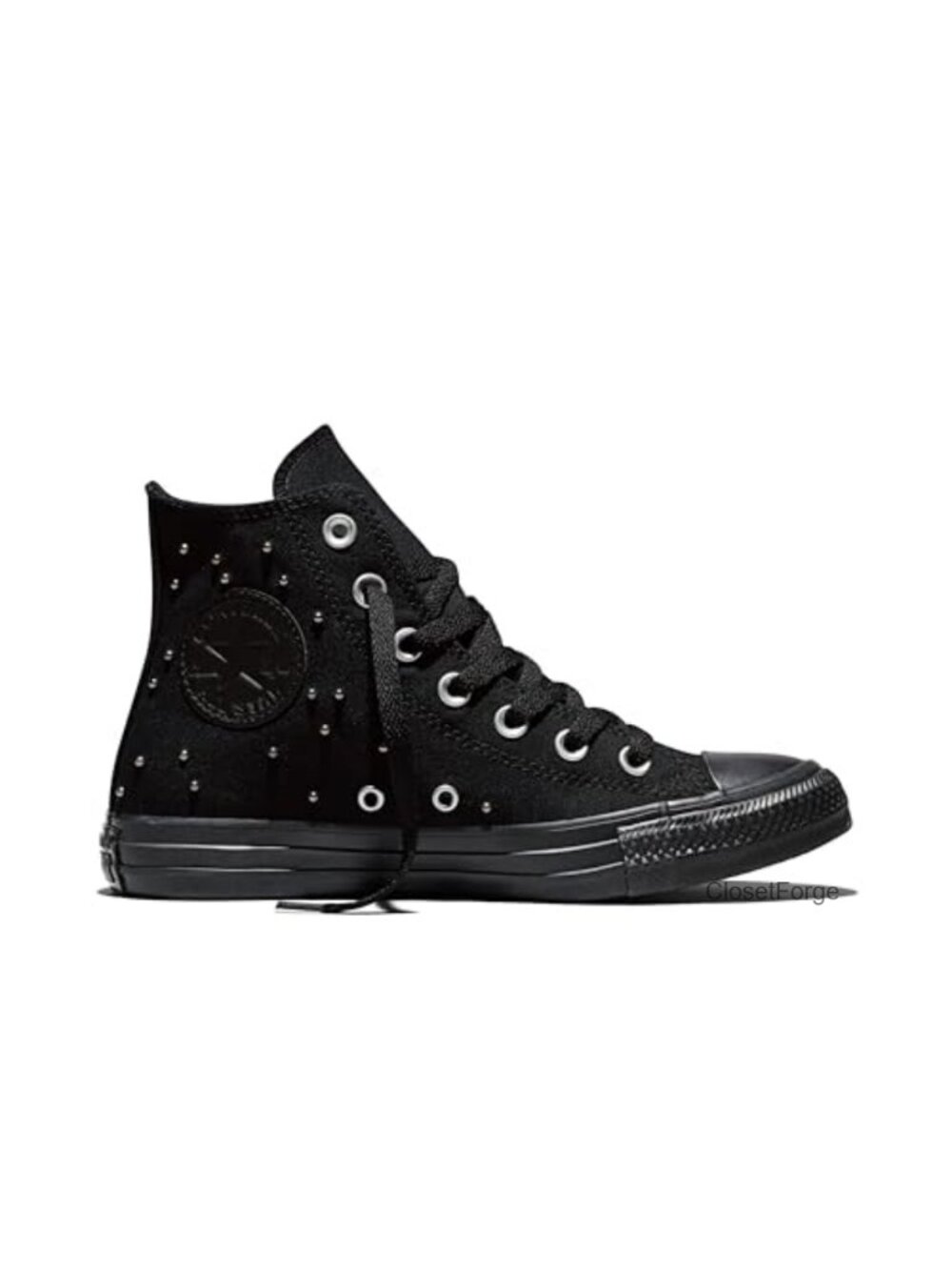 Converse Chuck Taylor All Star High Top Canvas Sneakers with Metallic Studs